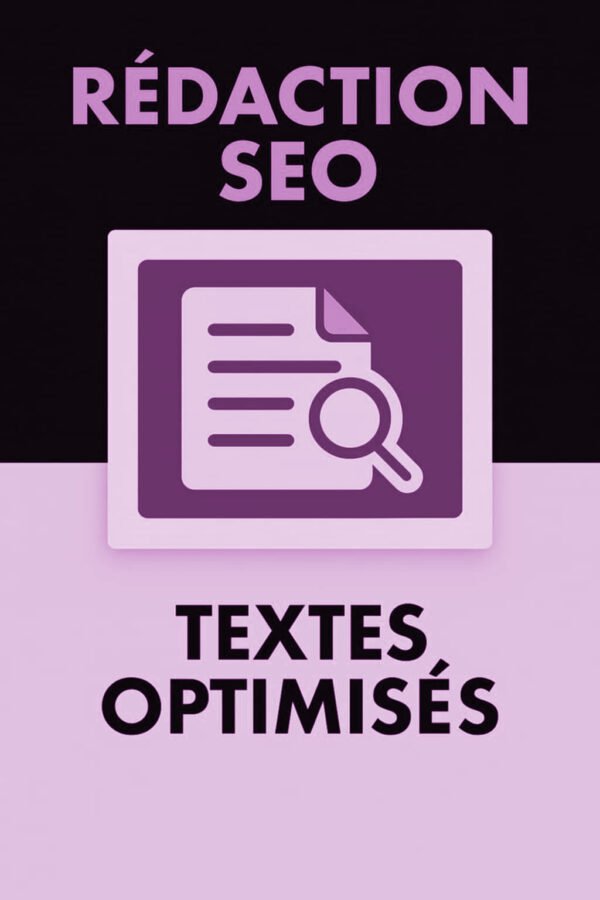 Création de contenu SEO optimisé (Description)